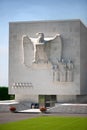 The American WW2 memorial in Ardennes Royalty Free Stock Photo