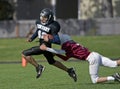 American youth Football tackle Royalty Free Stock Photo
