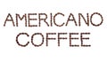 Americano Coffee Royalty Free Stock Photo