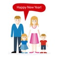 Americans or English Congratulation Happy New Year