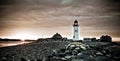 Americas 11th Oldest Lighthouse Royalty Free Stock Photo