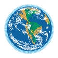 Americas earth doodle