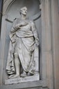 Amerigo Vespucci Florence,sculpture Florence Italy was a Florentine merchant, explorer and cosmographer, who Royalty Free Stock Photo