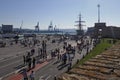 Amerigo Vespucci ship at Ancona harbour Royalty Free Stock Photo