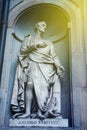 Amerigo Vespucci statue in Florence Royalty Free Stock Photo