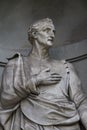 Amerigo Vespucci statue in Florence Royalty Free Stock Photo