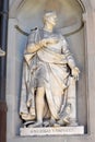 Amerigo Vespucci statue by Gaetano Grazzini, Florence Royalty Free Stock Photo