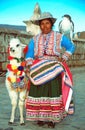Amerindian woman Royalty Free Stock Photo