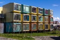 Amersfoort, Colorful student accommodation Royalty Free Stock Photo