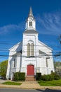 Amesbury historic city center, MA, USA