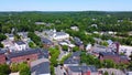 Amesbury city aerial view, Massachusetts, USA