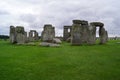 Amesbury, Wiltshire UK: the circle of standing stones of Stonehenge