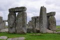 Amesbury, Wiltshire UK: a detail of standing stones of Stonehenge