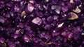 amethyst background with purple sparkles generative AI