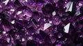 amethyst background with sparkles generative AI