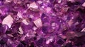 amethyst background of sparkles generative AI
