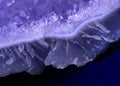 Amethyst cluster edge