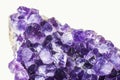 Amethyst crystal geode Royalty Free Stock Photo