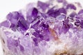 Amethyst crystals Royalty Free Stock Photo