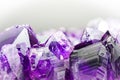 Amethyst crystals geode Royalty Free Stock Photo