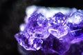 Amethyst crystals Royalty Free Stock Photo