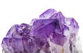 Amethyst crystals Royalty Free Stock Photo