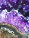 Amethyst druse Royalty Free Stock Photo