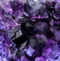 Amethyst druse Royalty Free Stock Photo