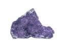Amethyst druze cluster from Madagascar Royalty Free Stock Photo