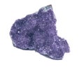 Amethyst druze cluster from Madagascar Royalty Free Stock Photo