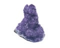 Amethyst druze cluster from Madagascar Royalty Free Stock Photo