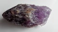 Amethyst gem stone raw crystal Royalty Free Stock Photo
