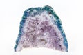 Amethyst geode crystals Royalty Free Stock Photo
