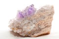 amethyst mineral sample Royalty Free Stock Photo