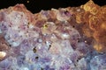 amethyst natural mineral texture