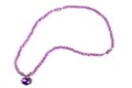 Amethyst necklace Royalty Free Stock Photo