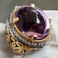 Amethyst Quartz - Gemstones On Ring