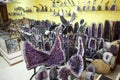 Amethyst at the Wanda mines shop in the Misiones Province, Argentina