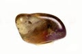 Ametrine Stone against White Background Royalty Free Stock Photo