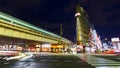 Ameyoko shopping street at night, Tokyo Royalty Free Stock Photo