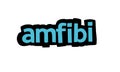 AMFIBI background writing vector design