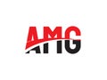 AMG Letter Initial Logo Design Vector Illustration