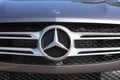 Mercedes AMG Bi-turbo emblem Royalty Free Stock Photo