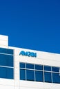 Amgen sign at biopharmaceutical company campus in Silicon Valley, biotech company headquartered in Thousand Oaks. - South San