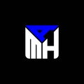 AMH letter logo creative design with vector graphic, Royalty Free Stock Photo