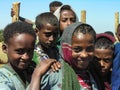Amhara, Ethiopia: Children from a rural community smiling