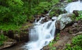 Amicalola falls detail, Georgia state park, USA