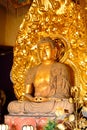 Amida Nyorai at Hase Dera Kannon Buddhist Temple, Kamakura, Japa Royalty Free Stock Photo