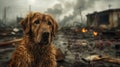 Amidst the chaos of disaster, pet rescue teams mobilize, venturing into danger zones to save