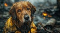 Amidst the chaos of disaster, pet rescue teams mobilize, venturing into danger zones to save be